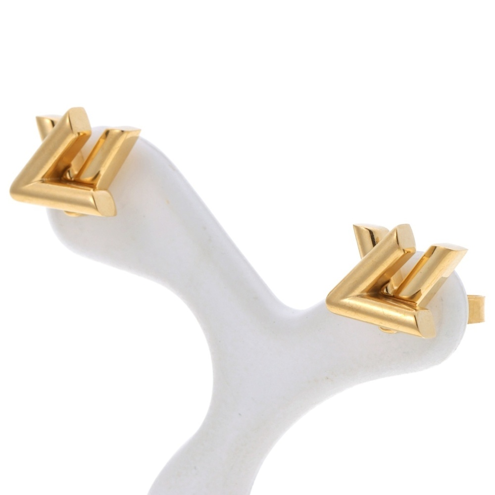 LOUIS VUITTON Gold Earrings